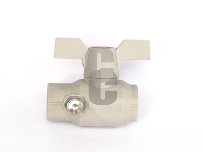 Кран сферичен РР ф20 С ИЗПУСКАТЕЛ                                                                                                                                                                                                                                                                           